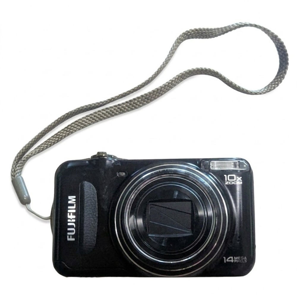 Fujifilm Finepix T190WM Camera, 14 MP, 10X Zoom, Black, Charger, Battery, Works